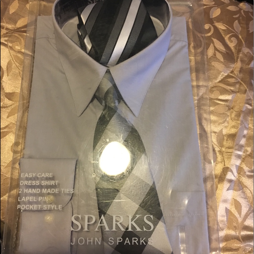 Dress shirt with ties